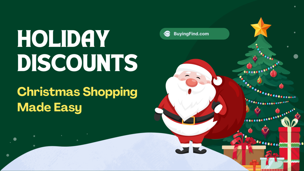 December festive shopping deals and discounts